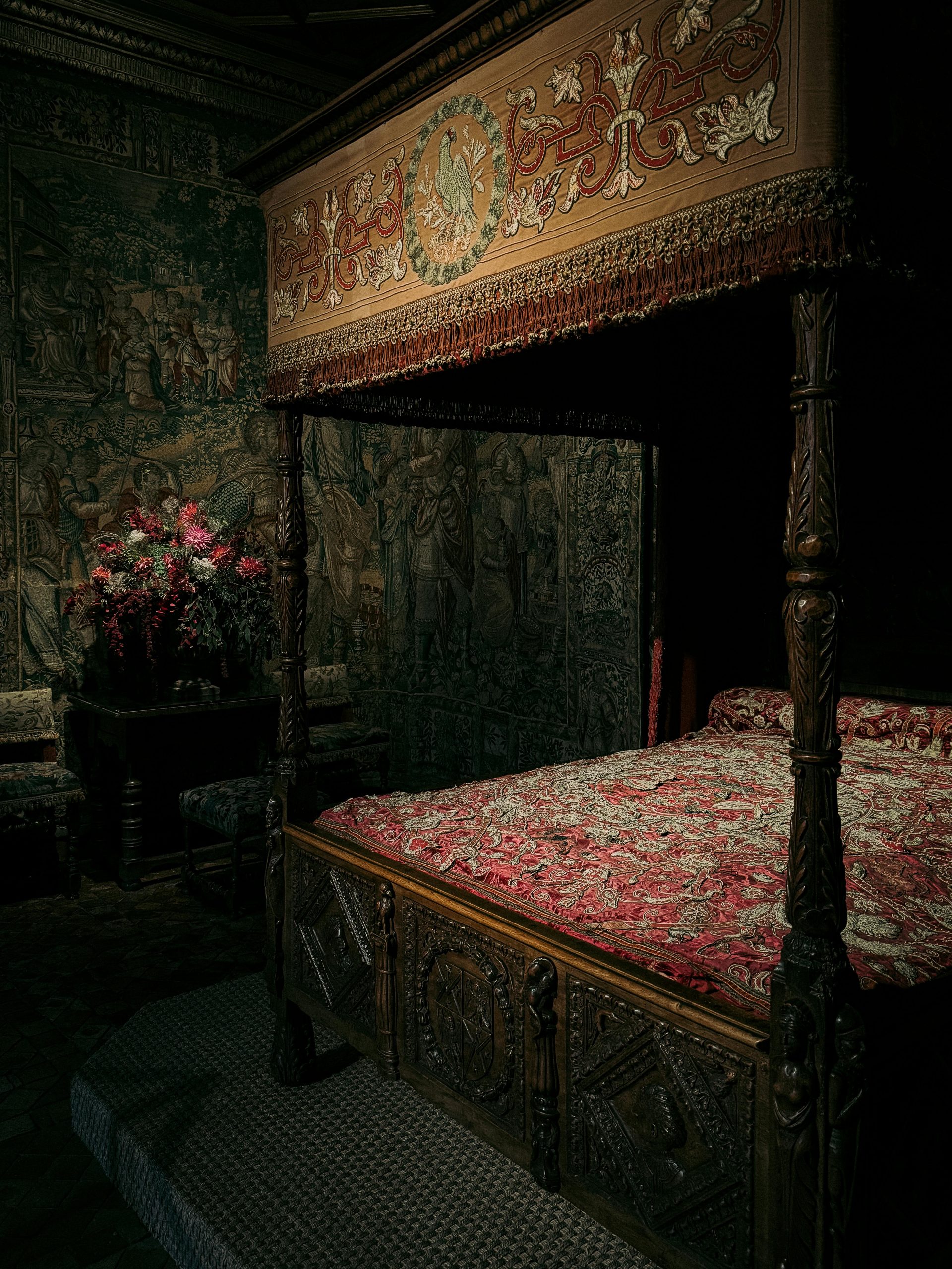 Tapisserie tête de lit chambre style épuré