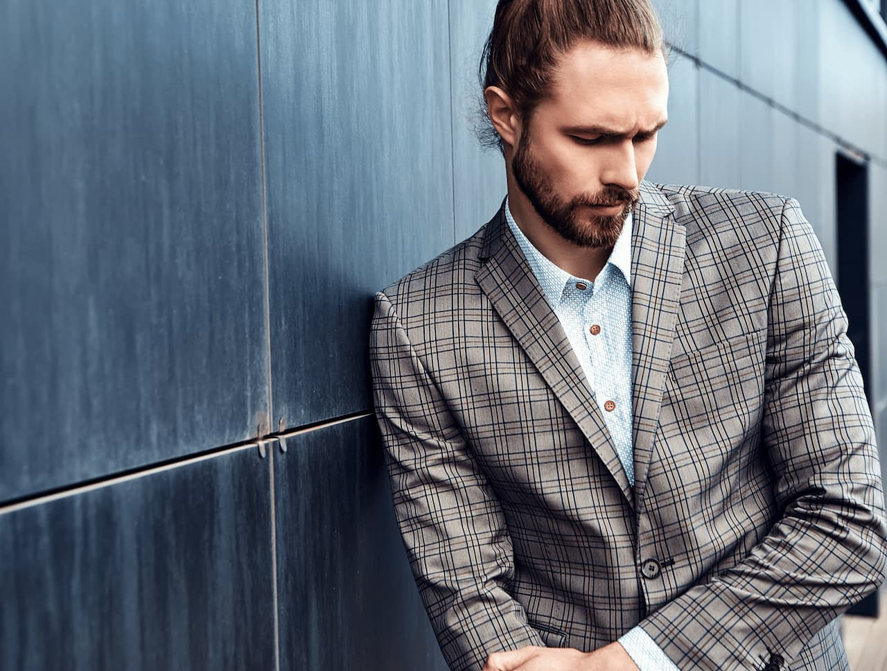 costume croisé homme
