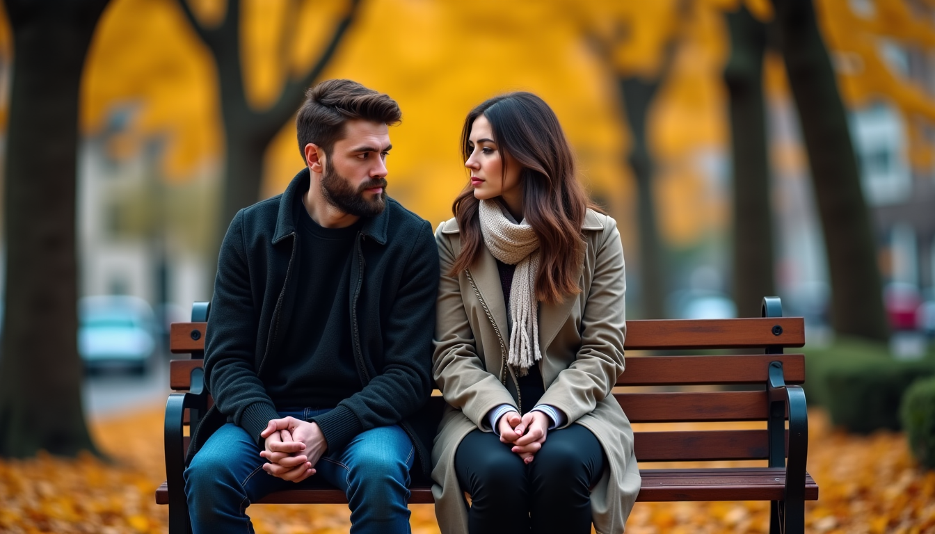 Hommes et femmes après rupture