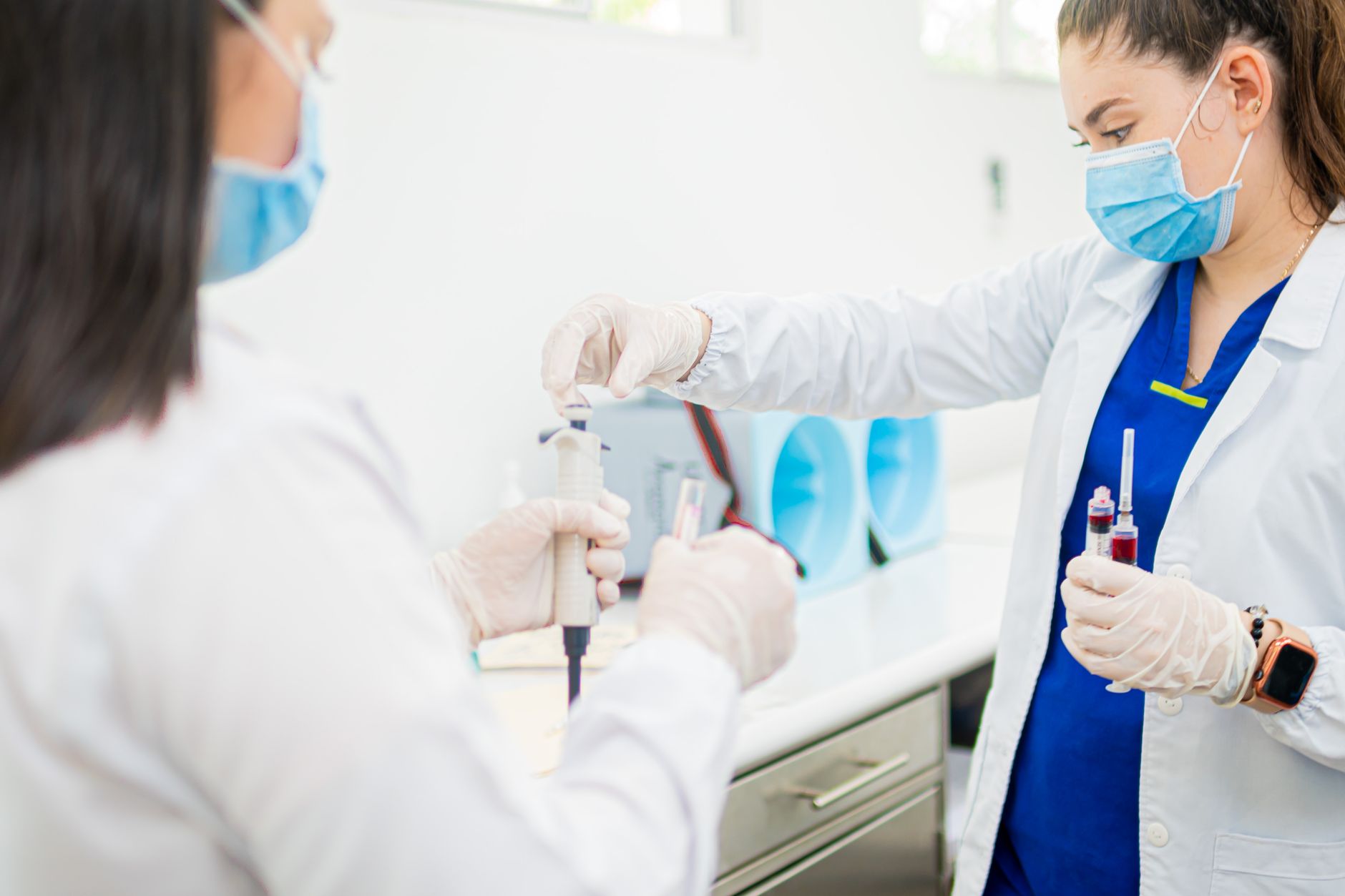 Analyses sanguines en laboratoire médical